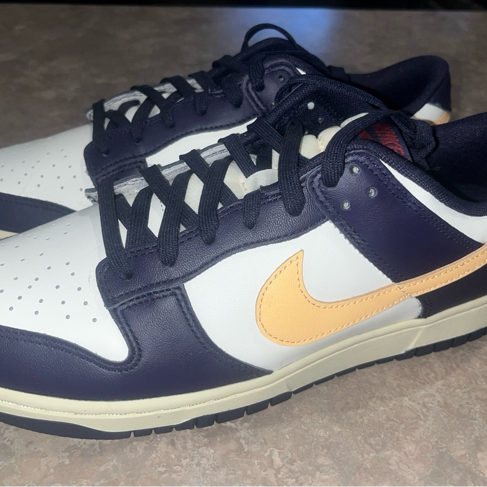 NIKE DUNK LOW RETRO FROM NIKE TO YOU OBSIDIAN WHITE SAIL MENS 10 ***NWOB***